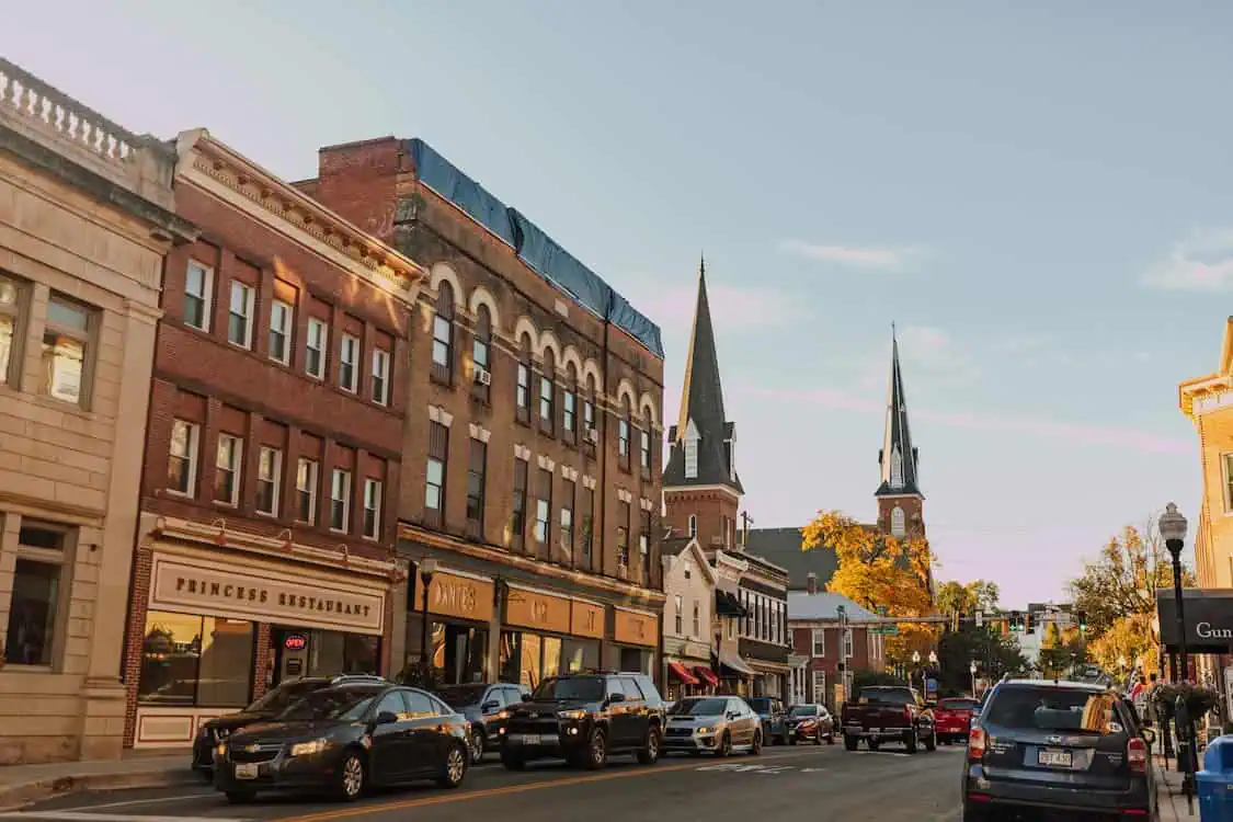 Downtown Frostburg streetscape