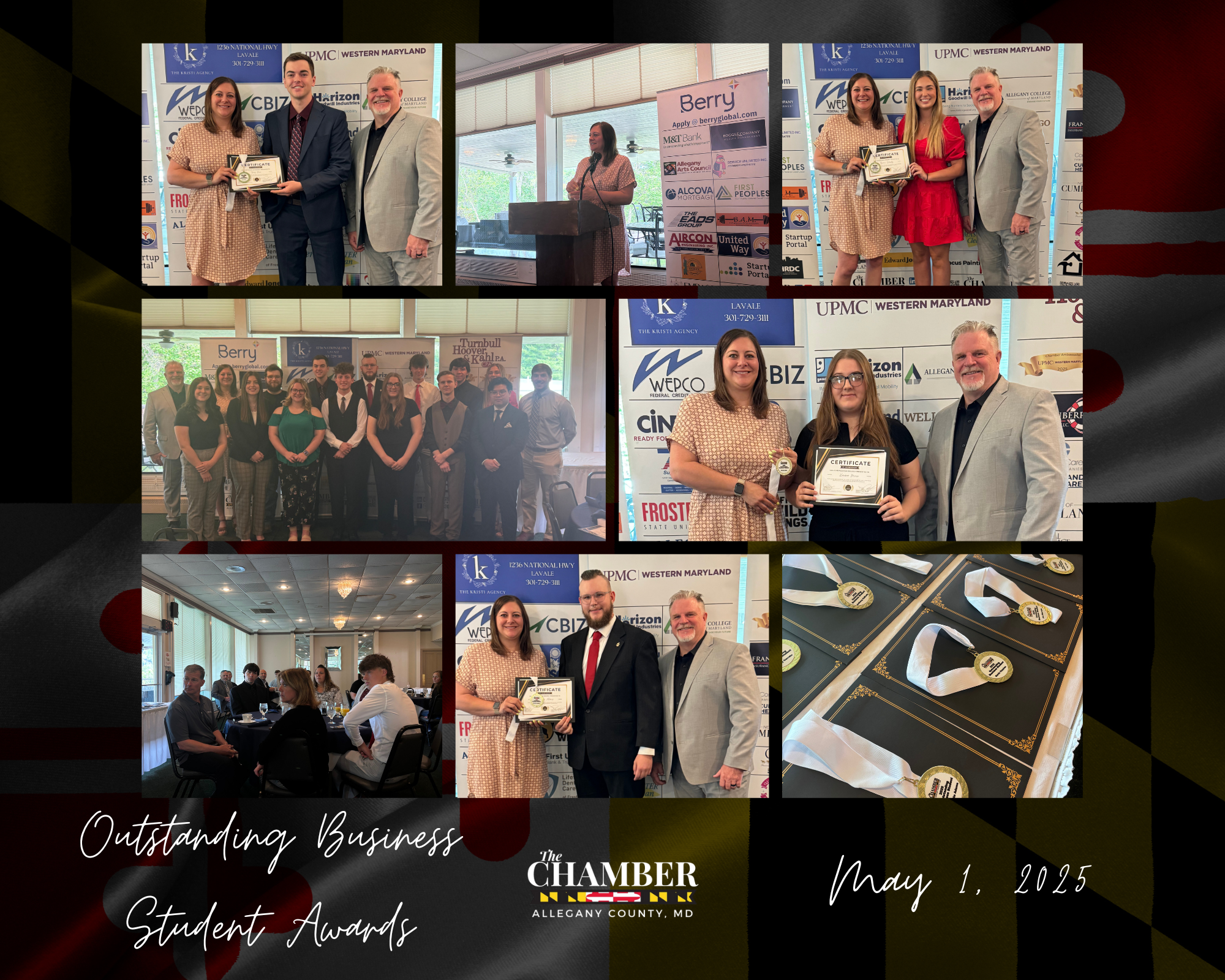 Outstanding Business Student Awards Collage